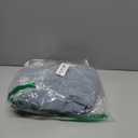 Denim Wash Water Wrapped Chest Backless Zipper Flounced Skirt (S, Light Blue)