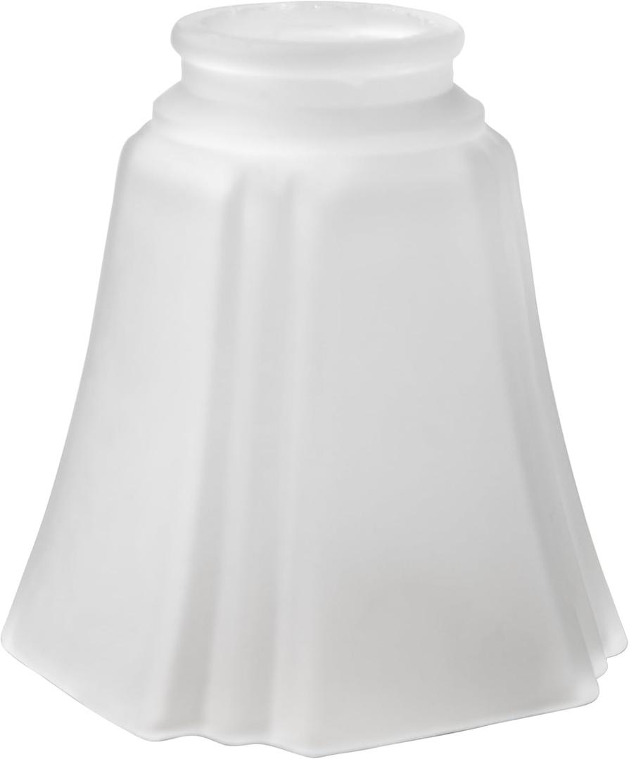 4.75 Inch Frosted Replacement Glass Shade, Millbridge Collection, White  Design House, 154260