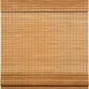 LazBlinds Cordless Bamboo Roman Shades, Light Filtering Window Treatment, Roll Up Bamboo Blinds for Windows, 23'' W x 60'' H