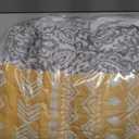 WONGS BEDDING Yellow Quilt Set Full,Bohemian Patchwork Bedspread Coverlet Set, Reversible Boho Floral Pattern Bedspreads Bedding Quilt Set for All Seasons (78"x90")