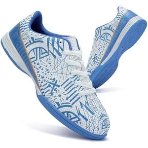 TMRUNI Indoor Soccer Shoes Mens Futsal Shoes Youth Indoor Sneakers Football Shoes, 47