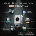 FLASHFORGE AD5X 3D Printer,Multi-Color 3D Printing,Max 600mm/s High Speed,Fully Auto Leveling,Large Flow High Temp Direct Extruder,Print Smooth & Precision,220x220x220mm Build Volume