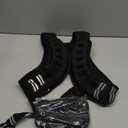 ZELUS Weighted Vest, 6lb/ 8lb/12lb/16lb/20lb/25lb/30lb Weight Vest with Reflective Stripe for Workout, Strength Training, Running, Fitness, Muscle Building, Weight Loss, Weightlifting (Black)