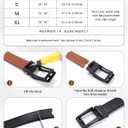 AWAYTR Ratchet Dress Belt for Men - Adjustable Comfort Click Belts for Jeans with Slide Buckle
