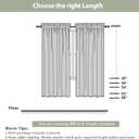 OWENIE Sheer Curtains 63 inch Length 2 Panels Set, Rod Pocket Voile Fimly Sheer Drapes for Living Room/Bedroom, 2pcs, Each 42" W x 63" L, Orange