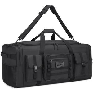 135L 37" Extra Large Duffle Bag for Men, Heavy Duty Sports Gym Equipment Travel Duffle Bag (Black)
