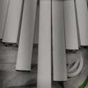 Tall End Table with Charging Station and USB Ports, 3 Tier Narrow Tall Bedside Table with Storage, Slim Nightstand with Outlets for Bedroom, Living Room, Nursery, Office, White