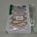 HH&LL Alligator Hair Clips for Styling, Sectioning, Neutral Matte Nonslip Crocodile Clip for Women of Thin Thick Curly Hair 10 Count (Pack of 1)