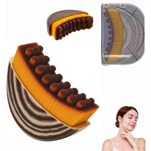Lymphatic Contour Face Brush, Lymphatic Drainage Massager for Face, Reduce Puffiness and Enhance Skin Radiance,Ergonomically Designed to Fit The Skin Precisely and Relieve Fatigue with Travel Case (1pcs.)