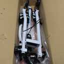 Swing Scooter for Kids, 3 Wheels Foldable Wiggle Kick Scooter Push Drifting With 4 Adjustable Handlebar & 2 Rear LED Wheel for Boys And Girls Ages 3-8 (White)