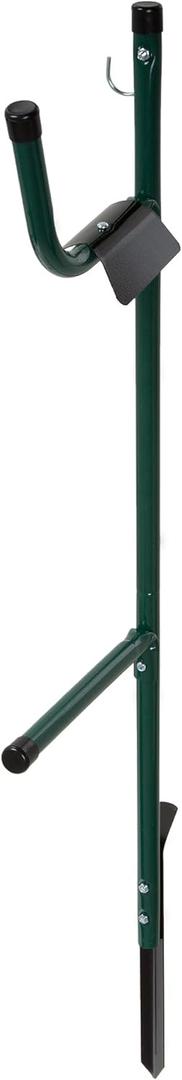 Water Hose Holder - Easy-to-Install Garden Hose Storage Metal Rack with Stake - Outdoor Freestanding Reel for Yard or Landscaping by Stalwart