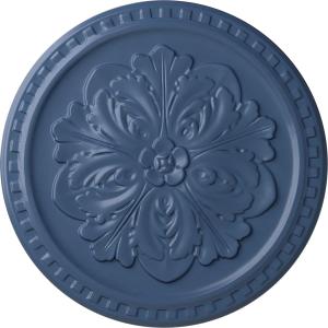 Ekena Millwork CM16ERAMF 16 7/8"OD X 5/8"P Emeryville Ceiling Medallion, Americana (Americana (Flat Finish))