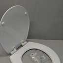 Bemis Slow Close Toilet Seat, Easy Clean, Non Slip Premium Wood Seat, Easy Install, Round, White