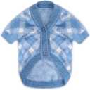 Dog Sweater, Sweaters for Small Dogs, Warm Soft Pet Clothes for Puppy, Medium Large Cat, Dogs Girl or Boy, Dog Shirt for Winter Christmas (Blue, Small)