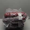 Love's cabin Memory Foam Chair Cushions Set of 4, Outdoor/Indoor Chair Pads for Dining Chairs 4 Pack, Seat Cushions for Kitchen, Dining Room, Office, Patio Chairs, 15.5"x15.5"x3.5" Burgundy