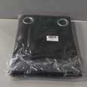 NICETOWN Pitch Black Solid Thermal Insulated Grommet Blackout Curtains/Drapes for Bedroom Window (2 Panels, 42 inches Wide by 63 inches Long, Black)