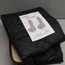 Elantrip 2PCs Front Car Seat Covers Leather Water Proof Seat Protector Universal fit for Most Cars SUVs and Trucks Black