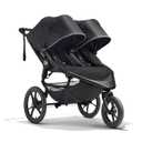 Baby Jogger Summit X3 Double Jogging Stroller, Side by Side Double Stroller with Smooth Ride for Walking/Jogging, Compact Fold, All-Terrain Air Filled Tires, and All-Wheel Suspension, Midnight Black
