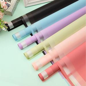 XICHEN 24 Counts /6 Colors Semi Transparent Flower Wrapping Paper,Florist Bouquet Supplies,DIY Crafts,Gift/Gift Box Packaging, Waterproof Floral Wrapping Paper 22.8X22.8Inch