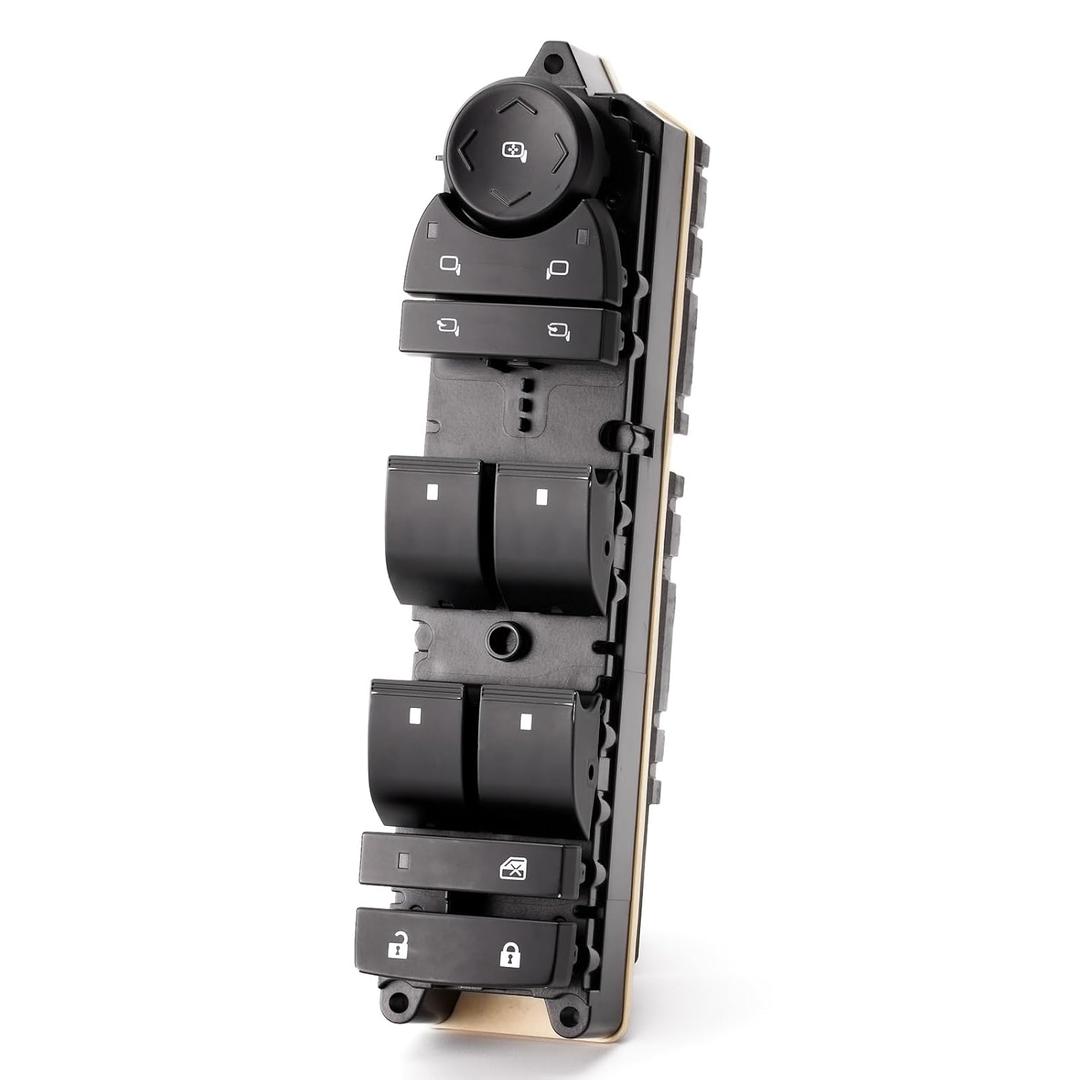 20835553 Master Power Window Switch Driver Side for 2007-2014 Chevy Silverado Avalanche Suburban 1500 2500 3500 Cheyenne Tahoe GMC Sierra Yukon XL, Door Lock Switch Control 15093440 15906881 20877336