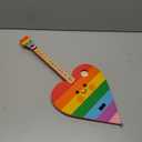 TinkerTar - Rainbow Heart - The Easiest Way to Start and Learn Guitar - Premium Wood Construction - 1 Stringed Toy Instrument for Kids Perfect Intro to Music for Ages 3 and up - from Buffalo Games