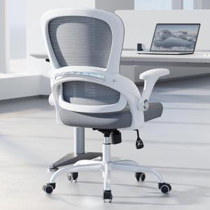 TRALT Ergonomic Office Chair - Comfy Desk Chair with Back Support, Home Office Desk Chairs, Computer Chair, 330lbs Wide Seat Big and Tall Office Chair for Executives (Grey), 25x23x50 inches