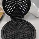 Mueller Heart 5 Waffle Maker, Waffle Iron, Adjustable Browning Control & Nonstick, Cool Touch Handle, Easy to Clean, Small Kitchen Appliances