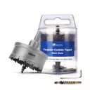 4-3/4" (120mm) Tungsten Carbide Tip Hole Saw,Hole Saw with M2 Pilot Drill bits for for Hard Metal Stainless Steel, Metal, Iron, and Plastic,25mm Drilling Depth (4-3/4" (120mm)
