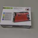 WeatherX WR182R Instant NOAA Weatherband Radio (Black) Red/Black (accessory)