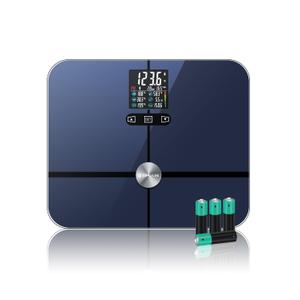 Lepulse Body Fat Scale, Scale with Bmi, Body Fat, Muscle Mass, Digital Bathroom Scale Body Composition Monitor, 14.2" Big Platform, No Need Mobile Phone Or App, 400lb