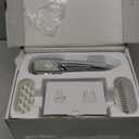 Delta VersaCurl Detangling Handheld Shower Head Tool for Curly Hair with 3 Curl Defining Brush Inserts Included, Detangler Brush Hand Shower with Hose, Chrome 74B430