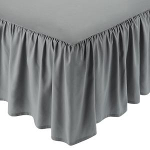 Wrinkle Resistant Machine Washable Ruffled Bed Skirt, Size 54"x 75"