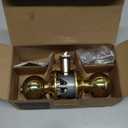 Schlage F40 ORB 605 RCAL RCS Brass Orbit Privacy Knob 2PCS