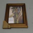 5x7 Picture Frame - Vintage Gold Picture Frame for Tabletop & Wall Mount, 5 x 7 Photo Frame for Living Room, Bedroom, Office Decor Dcor & Wedding Gift