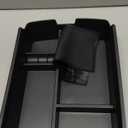 EDBETOS Center Console Organizer Tray Compatible with Atlas Accessories 2018 2019 2020 2021 2022 2023 Secondary Armrest Storage Glove Box Divider ABS Black Materials (Black Trim)