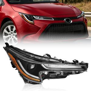 JFN LED Headlight Compatible with 2020-2022 Corolla L LE (Passenger Side (Right))