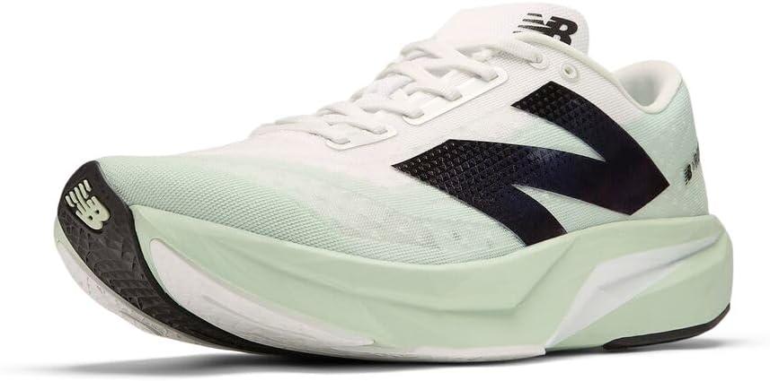 New Balance Men's FuelCell Rebel V4 Running Shoe (9 Wide, Clay Ash/White/Black)