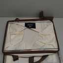 STORAGE MANIAC Collapsible Laundry Caddy, 64L (17 Gal) Large Collapsible Laundry Basket with Sturdy Metal Wire Frame, Long Carry Handles - Space-Saving, Foldable Laundry hamper, 1 Pack Beige