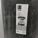 Umbra Vento Kitchen Trash Can, Open Top Bin, 16.5 Gallon, Black/Nickel
Brushed metal accents, bag concealing design, easy wipe clean, fits home and office, durable plastic