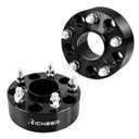 2 x Richeer 2PCS 2'' 5x4.75 Wheel Spacers for Camaro Corvette Eldorado Sonoma Jimmy Firebird S10, Hubcentric 5x120.65mm with 12x1.5 Studs & 70.5mm Center Bore(Don't fit S10 Front hub of 2WD Models)