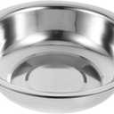 Stainless Steel Basin 10.6 Inch Multi-Use Mixing Bowl for Kitchen Laundry Bathroom Wash Basin for Fruits Vegetables Soup Egg Beating and Foot Soaking