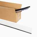 Sightline Display Magnetic Shelf Dividers - 25 Pack - Shelf Retainer with Magnetic Base - Clear, Thin, Flexible Plastic 12"L x 3"H x 0.5"W x 0.020” Shelf Dividers for Stores, Cabinet Gondola Dividers