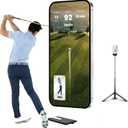 Golf Daddy Golf Simulator - AI Powered Training Aid for Home Practice - Indoor & Outdoor Use - Ideal Golf Gift