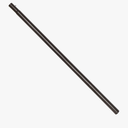 Blissun Umbrella Replacement Lower Pole, Aluminium Patio Umbrella Extension Bottom Pole Replacement with Bullet Buckle, Bronze - Exact Fit Umbrellas Only