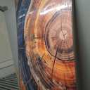 Extra Large Framed Vertical Tree Ring Wall Art for Living Room, Vintage Rustic Colorful Wood Stump Canvas Artwork for Walls, Nature Farmhouse Modern Wall Decor for Bedroom Hallway Office, 30x60 Inch