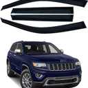 Window Visors Rain Guards for Jeep Grand Cherokee 2011 2012 2013 2014 2015 2016 2017 2018 2019 2020 2021 Accessories, Wind Deflectors Vent Shades for Jeep Grand Cherokee