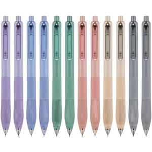 Linbsunne Gel Pens Black Ink Pens for Office 0.5mm Fine Point Pens Smooth Writing Retractable Work Pen (10 count)