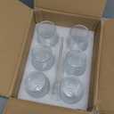 [ 12 Pack ] Glass Cups with Glass Straws, 12oz Highball & Rock Drinking Glasses, Everyday Drinkware Glasses Set, Cute Tumbler Cup, Kitchen Glasses for Iced Coffee, Water, Beer, Cocktail, Whiskey Gift.