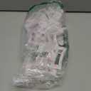 Janinka 12pcs Coquette for Girls Pink Bow Hair Clips 3.35 Inch Square Preppy Bow Heart Rectangular Hair Claw Clips Pink Bachelorette Party Accessories