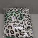 Edenleaf Leopard Print Blanket Fleece Throw for Bed Sofa Travel and Camping, Super Soft Cozy Fluffy Plush Cheetah Print Blanket for All Seasons 50"x60" (Cream)